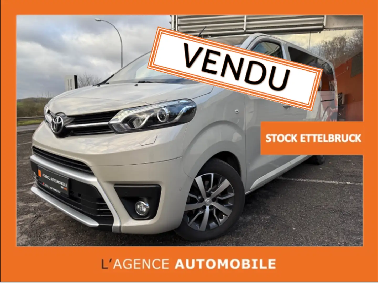 Toyota Proace Verso Long 2.0L 180 D-4D BVA8 Argent - 1