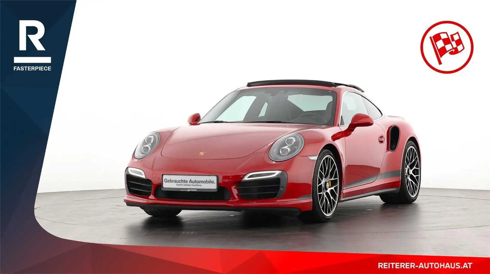 Porsche 911 Carrera Turbo S 991 Rojo - 1