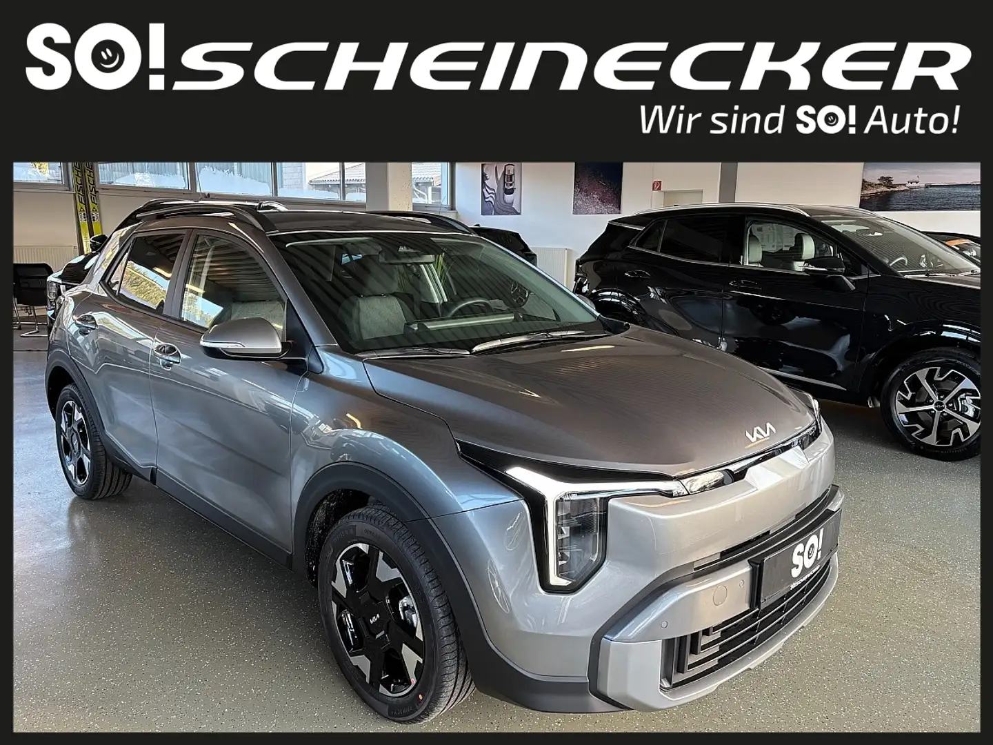 Kia Stonic 1,0 TGDI GPF ISG Silber (FACELIFT) Gris - 1