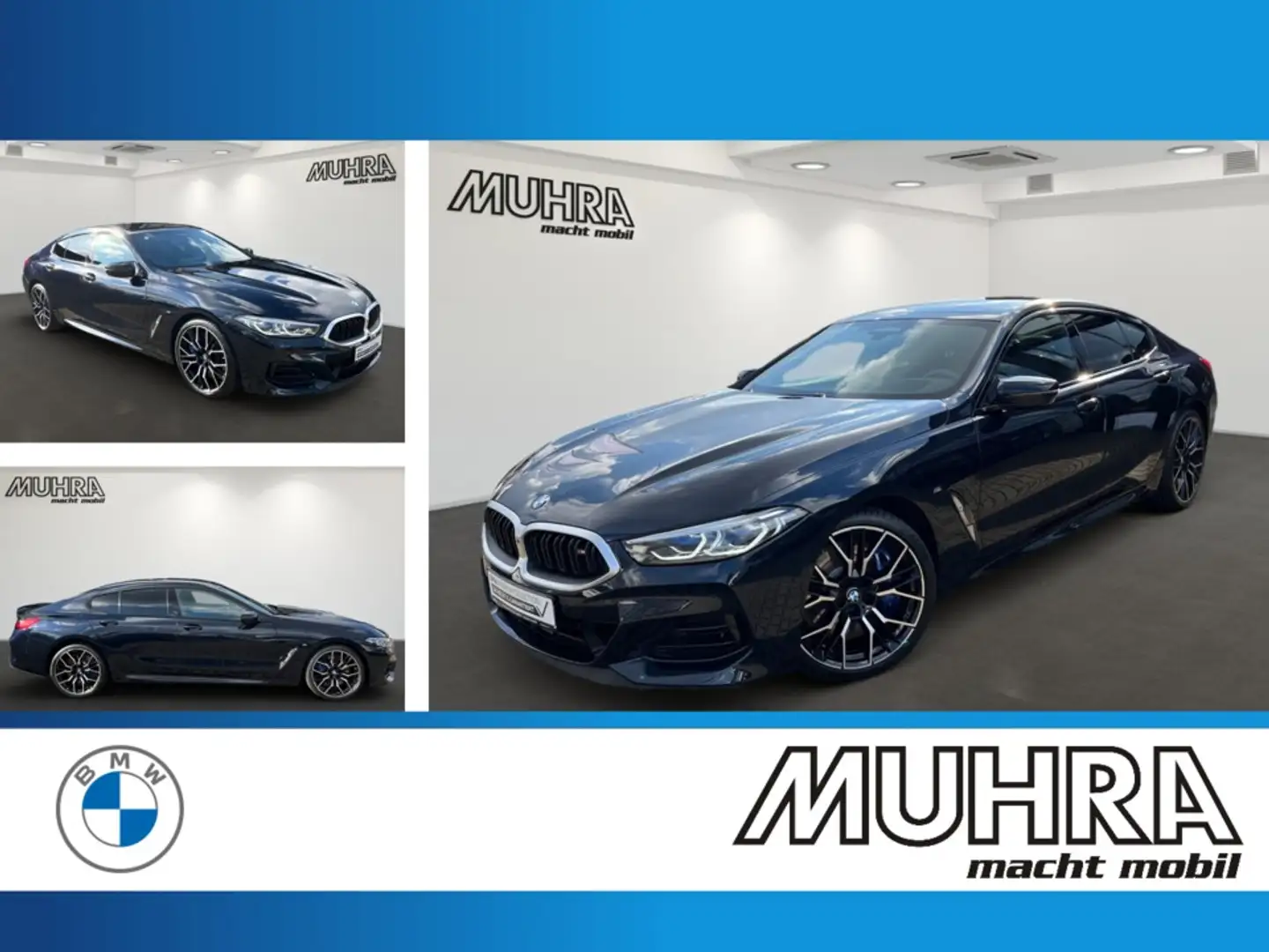BMW M850 i xDrive Gran Coupe 20" Leas.o.A.ab 749,-EUR Noir - 1