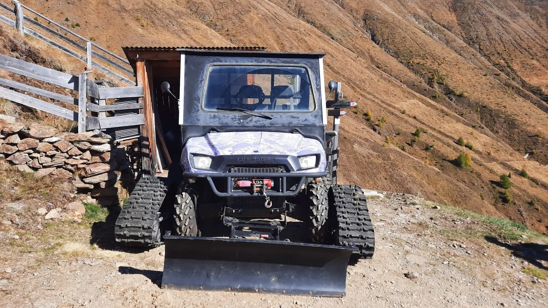 Polaris Ranger 700 E 4x4 + attrezz. invernale / Winterausr. Синий - 2