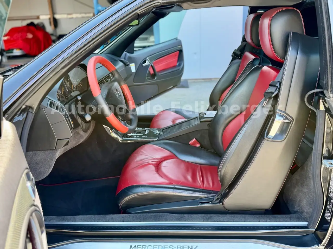 Mercedes-Benz SL 500 Designo Leder Nappa Rot Carbon, foto 11