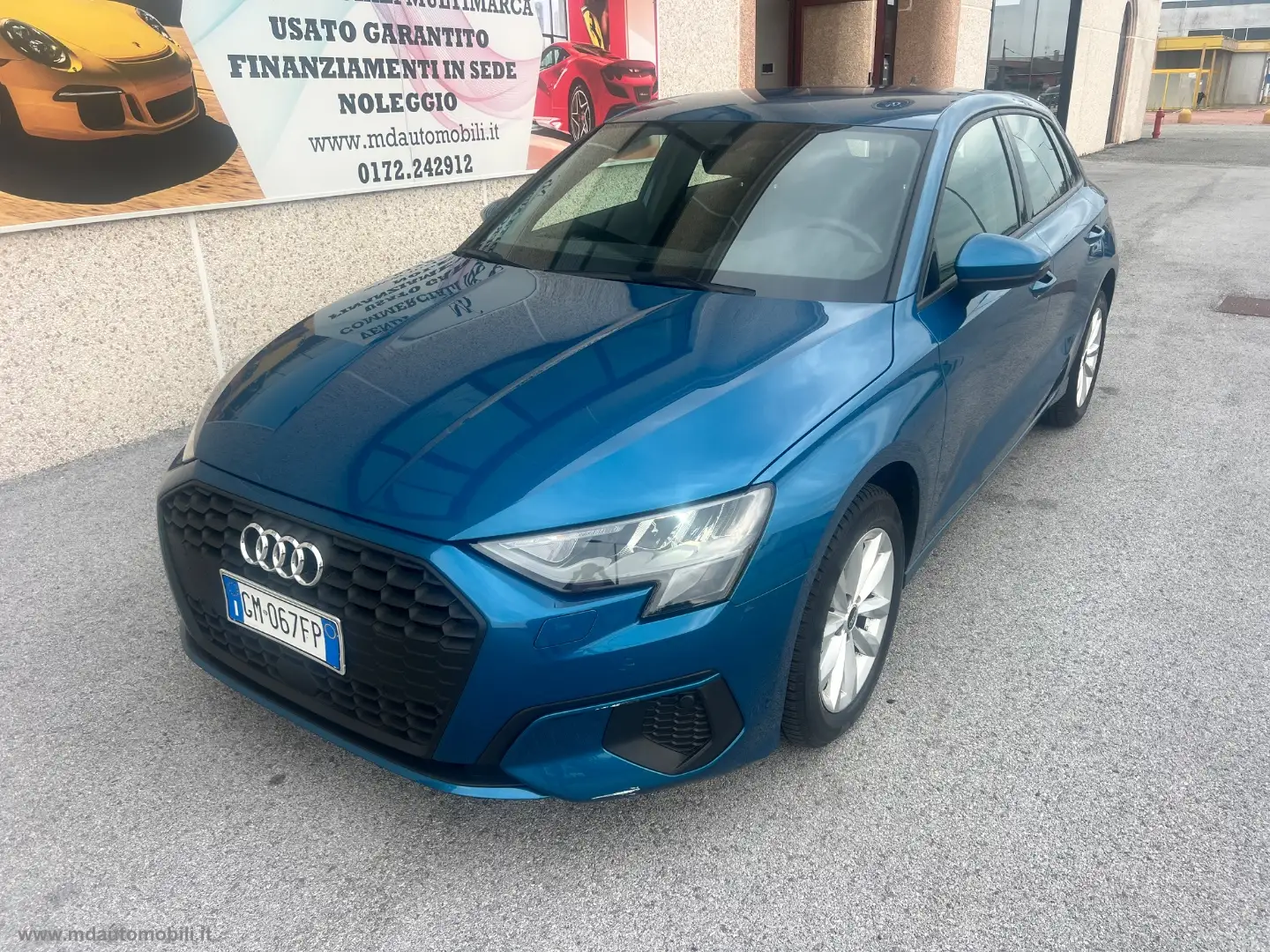 Audi A3 SPB 30 TDI Business SOLO KM.26500 RETROCAMERA Blauw - 1