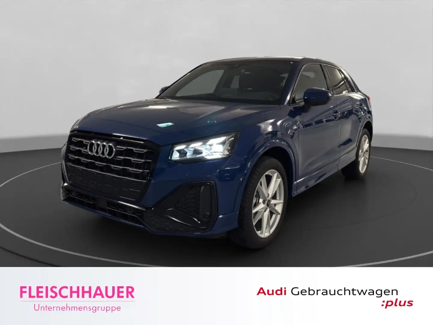 Audi Q2 35 TFSI S line Matrix+Navi+Nappa+AHK+Kamera+Optik Blau - 1