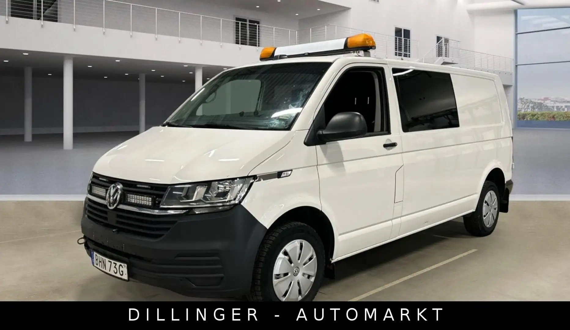 Volkswagen T6 Transporter T6.1 2.0 TDI DSG 4Motion LKW AHK Standhzg Blanc - 1