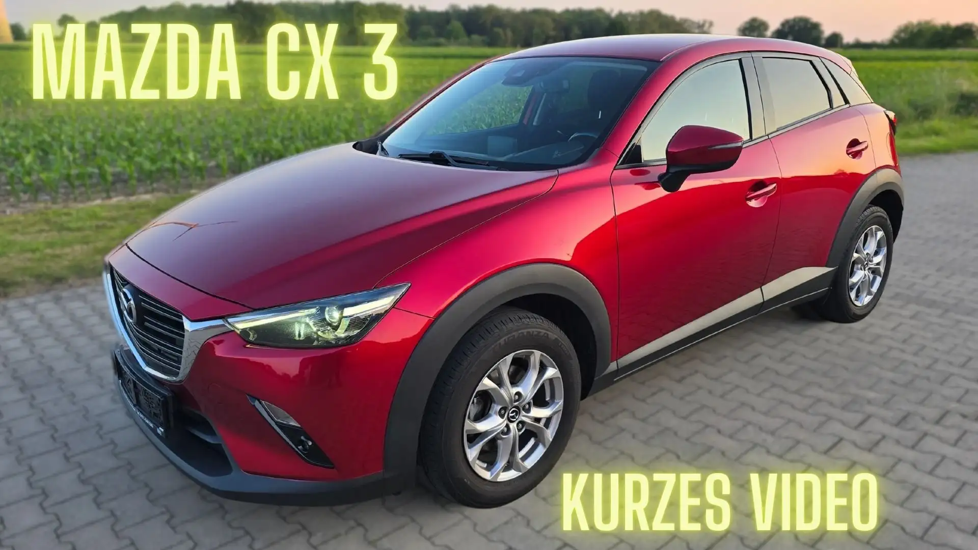 Mazda CX-3 Exclusive-Line LED Kamera 8 x Alu AHK abm. Rot - 1
