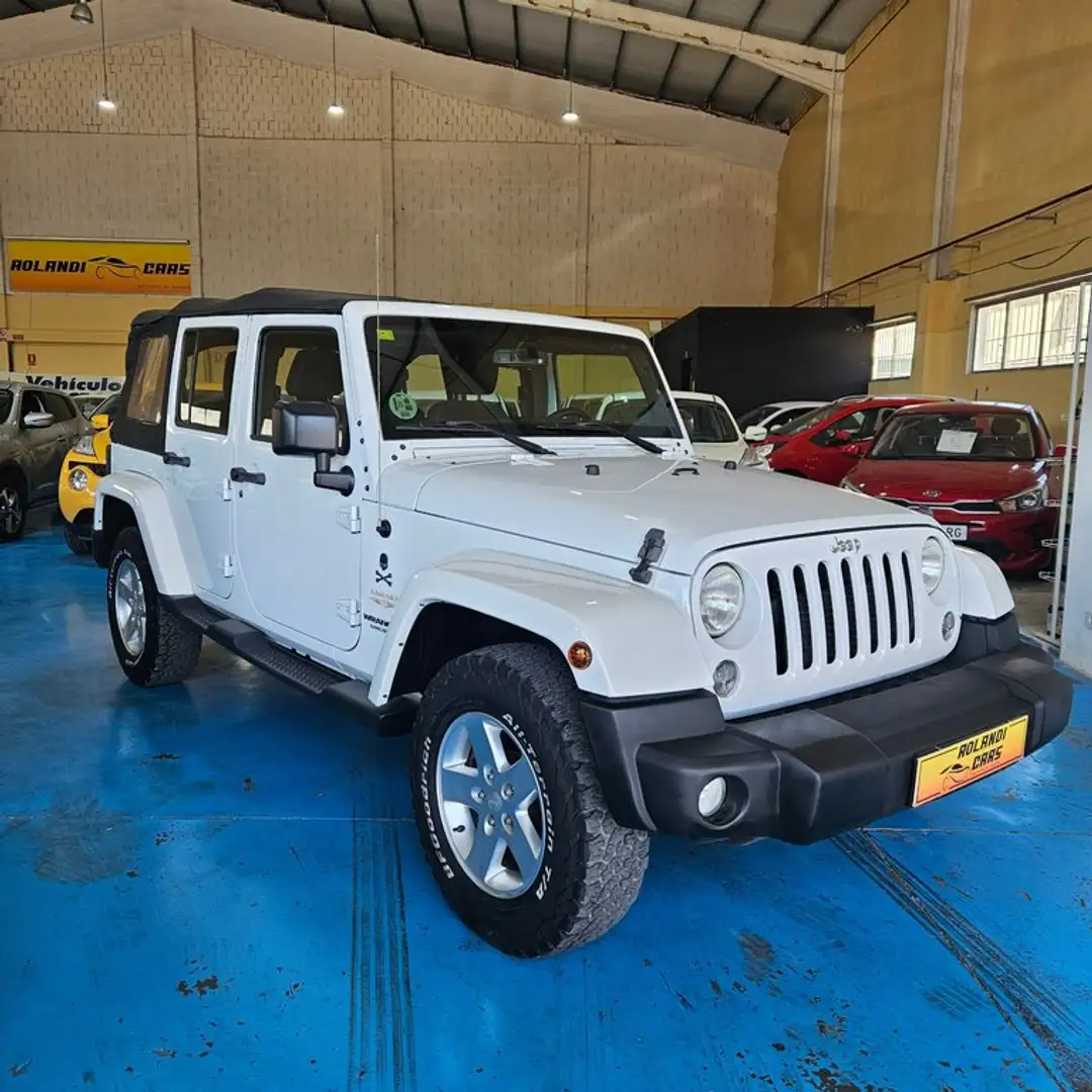 Jeep Wrangler 2.8CRD Sahara Aut. Blanco - 2