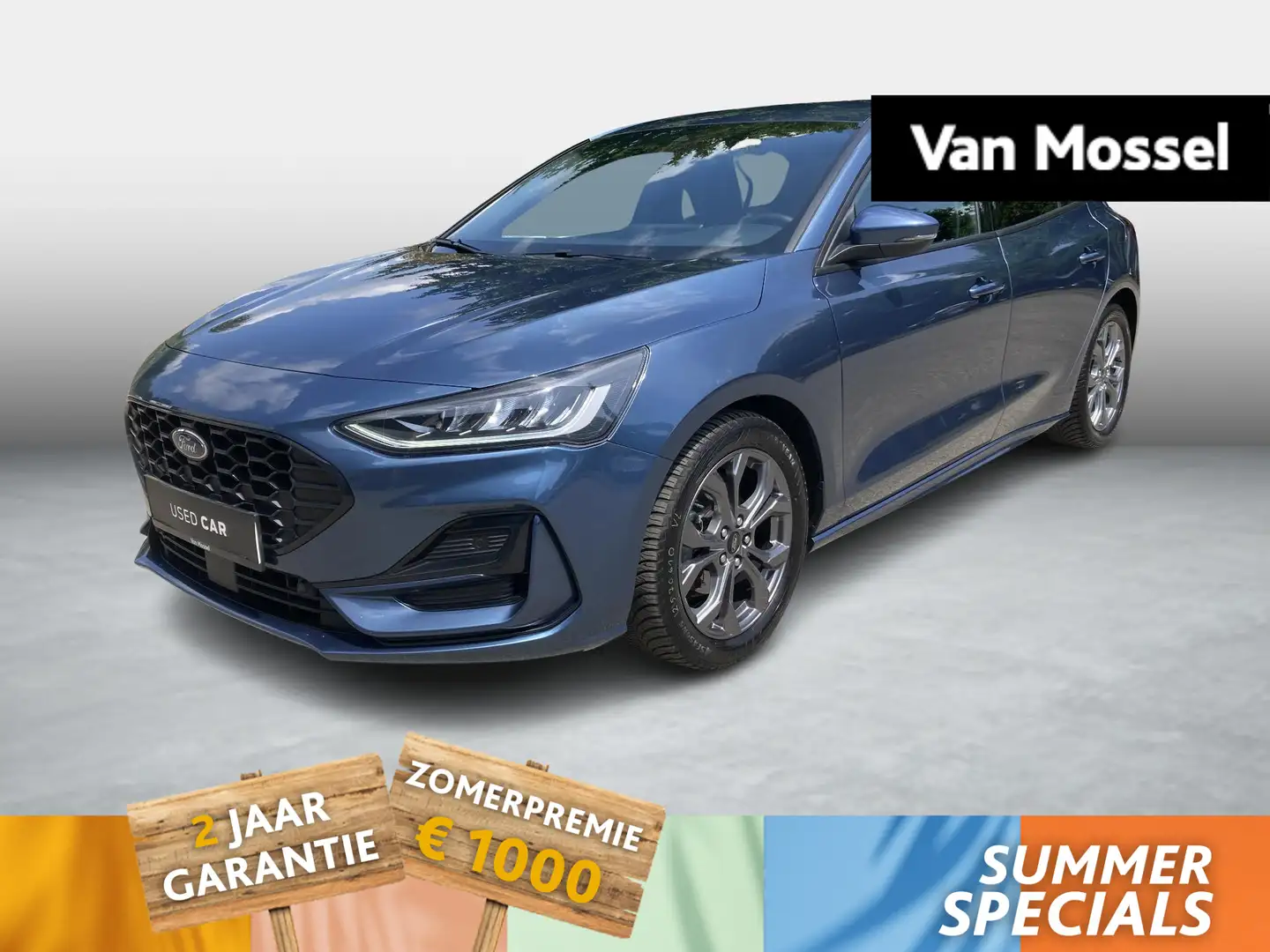 Ford Focus ST Line|Automaat|Driver Assist|Camera|Sync4 Bleu - 1