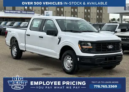 White 2026 Ford F-150 Pickup Truck Four-Wheel Drive Automatic