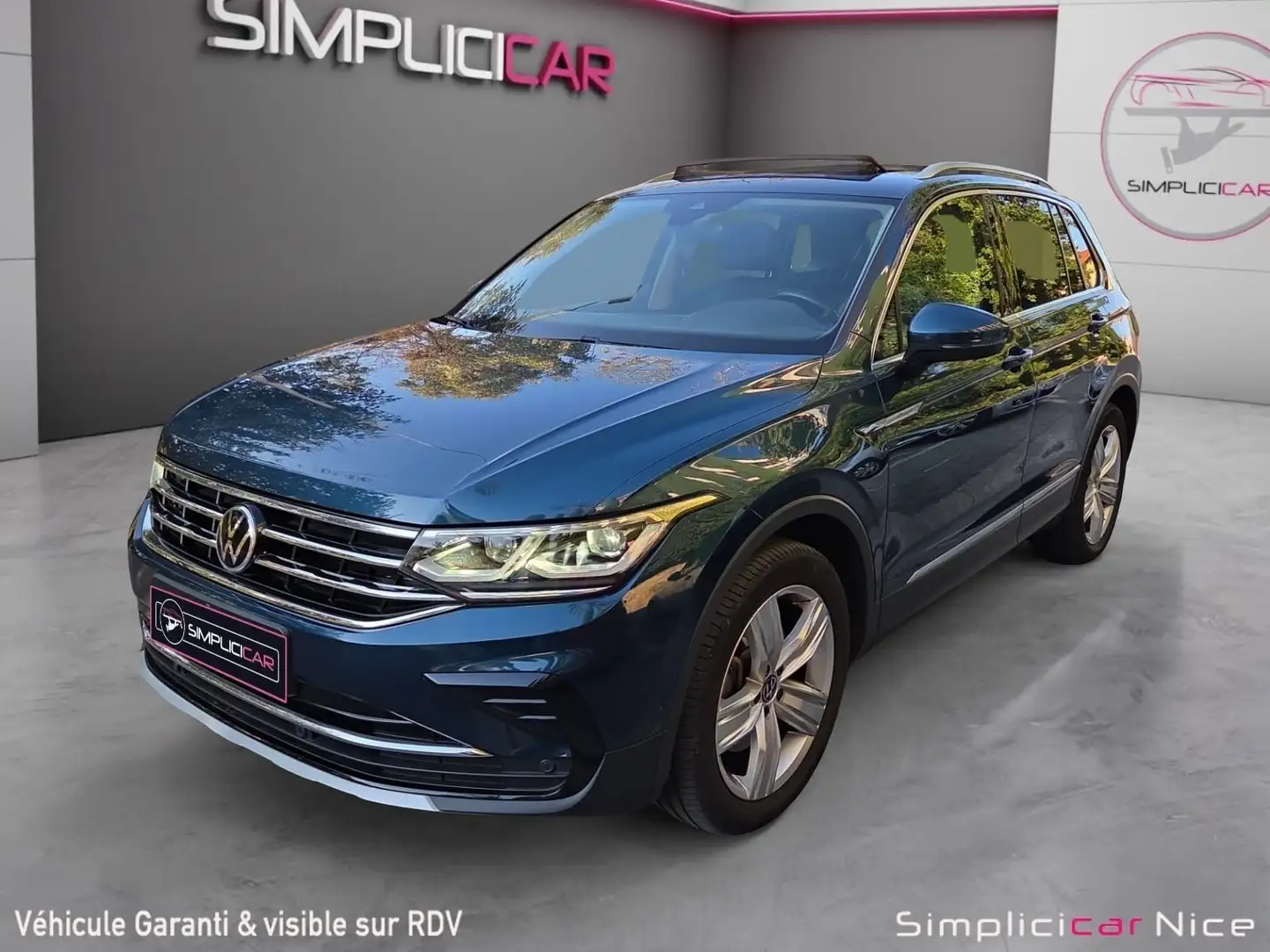 Volkswagen Tiguan Tiguan 2.0 TDI 200ch DSG7 4Motion Elegance Exclusive Bleu - 1