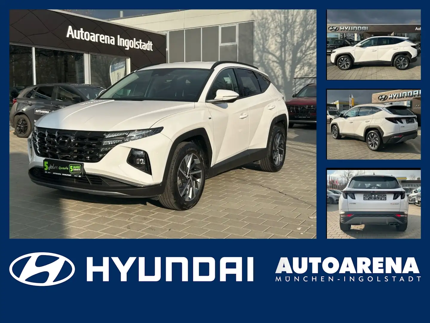 Hyundai TUCSON 1.6 T-GDI Trend AppleCarPlay, RückfahrCam Weiß - 1