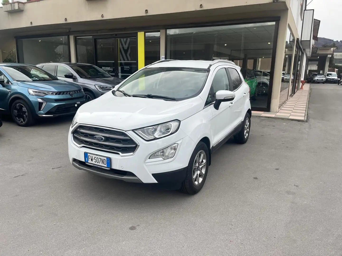Ford EcoSport EcoSport 1.0 ecoboost Titanium 100cv my19 Bianco - 1