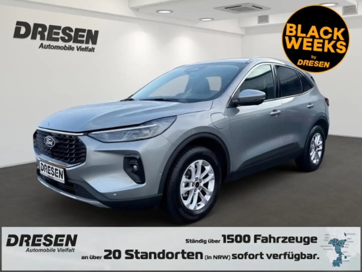 Ford Kuga PHEV Titanium Digitales Cockpit+Soundsystem+PDCv+h Argent - 1