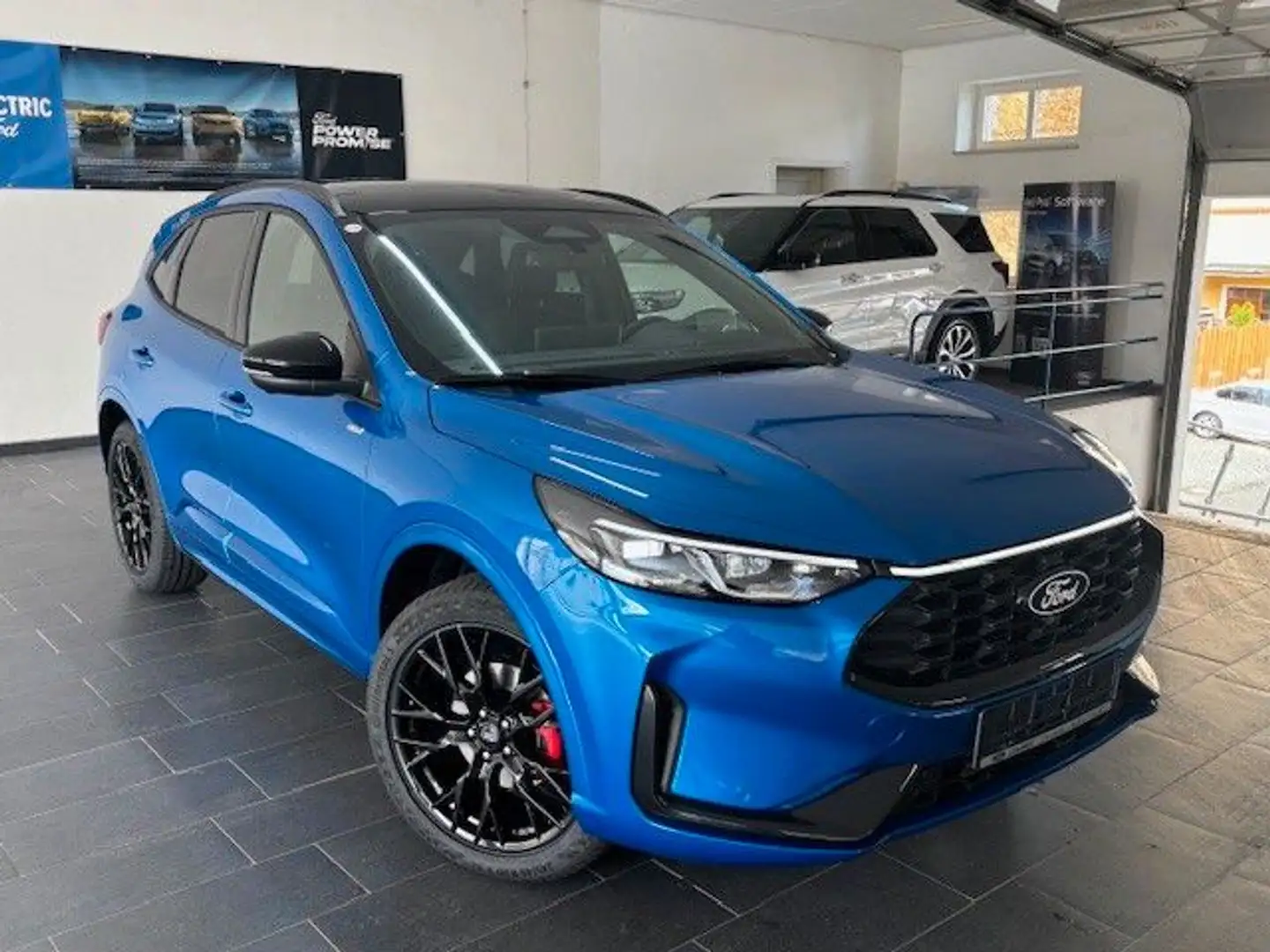 Ford Kuga ST-Line X PHEV 2.5 Auto/PANO/AHK/SHZ/ACC/LH Bleu - 2