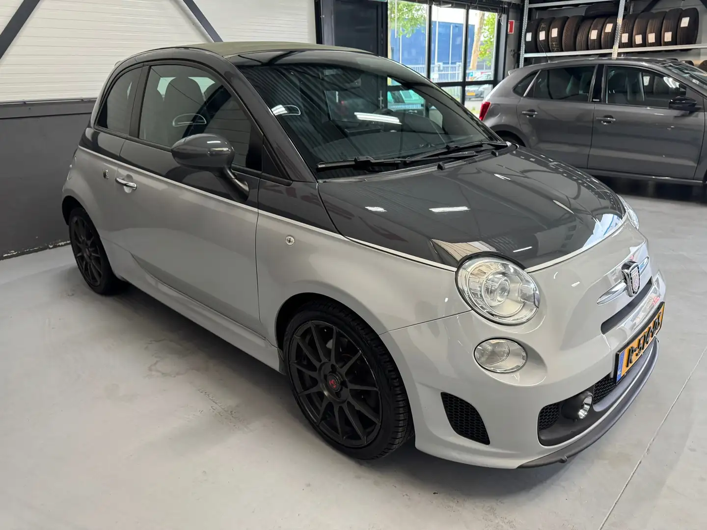 Fiat 500C Abarth 1.4 T-Jet Elaborabile, stoelvw,Stage 1, Sport uitl Gri - 2