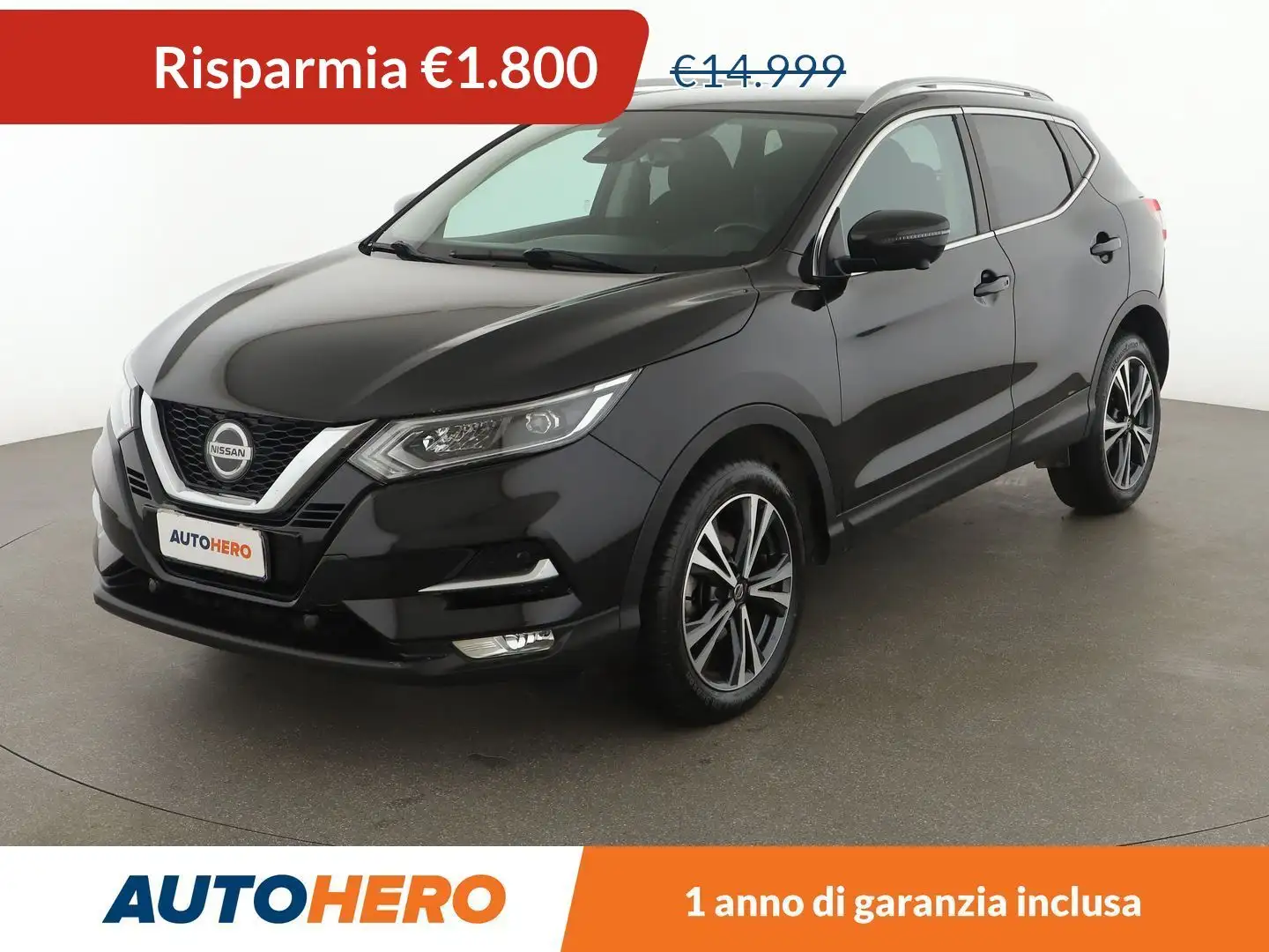 Nissan Qashqai 1.5 dCi N-Connecta 115 CV Zwart - 1
