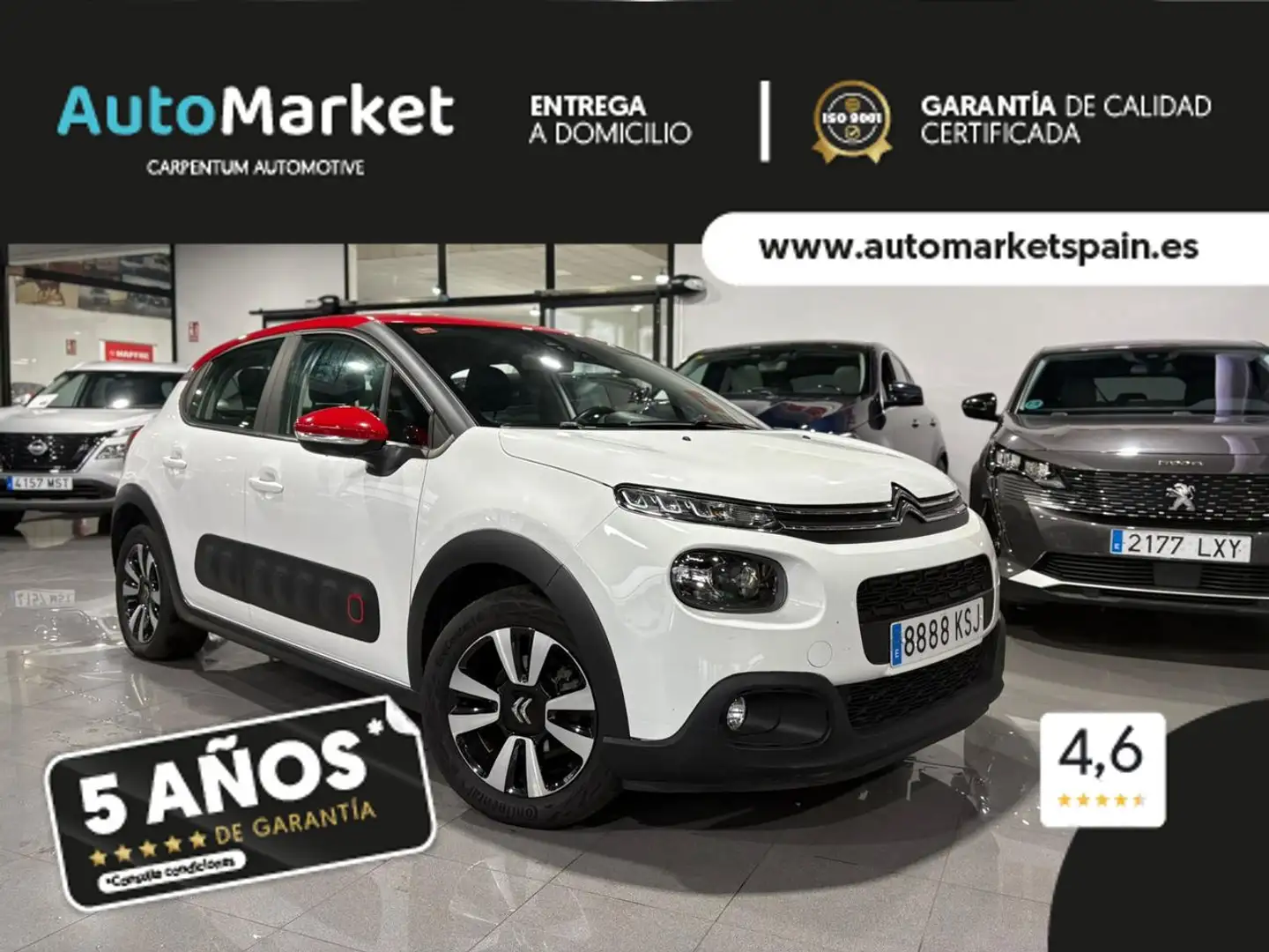 Citroen C3 1.2 PureTech S&S Feel 83 Weiß - 1