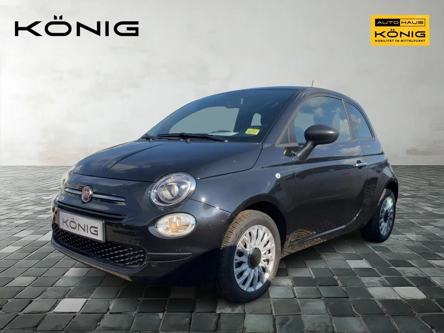 Fiat 500 Klima *CarPlay *Radio Schwarz - 1