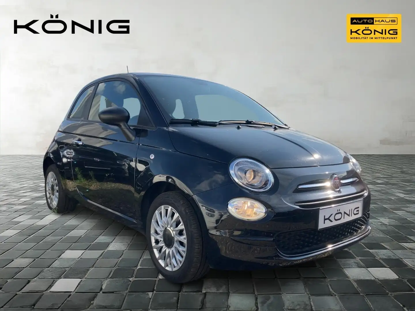 Fiat 500 Klima *CarPlay *Radio Schwarz - 2