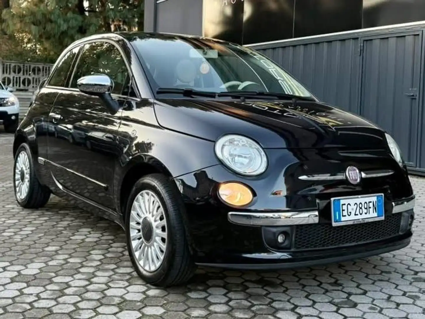 Fiat 500 FIAT 500 1.2  Benzina Lounge 69cv TETTO PANORAMICO Noir - 2