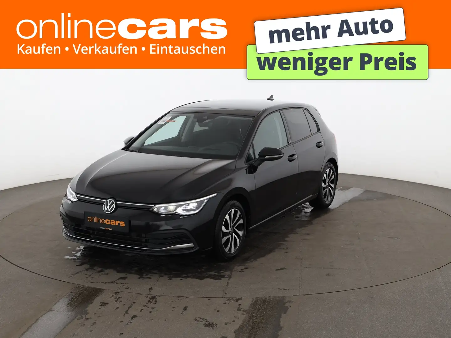 Volkswagen Golf VIII 2.0 TDI Active Aut MATRIX SKY AHK RADAR Schwarz - 1