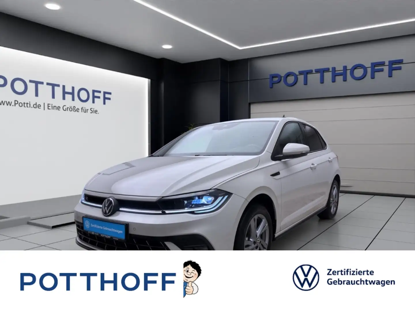 Volkswagen Polo 1.0 TSI DSG R-LINE KAMERA IQ.LIGHT PDC ACC Grau - 1