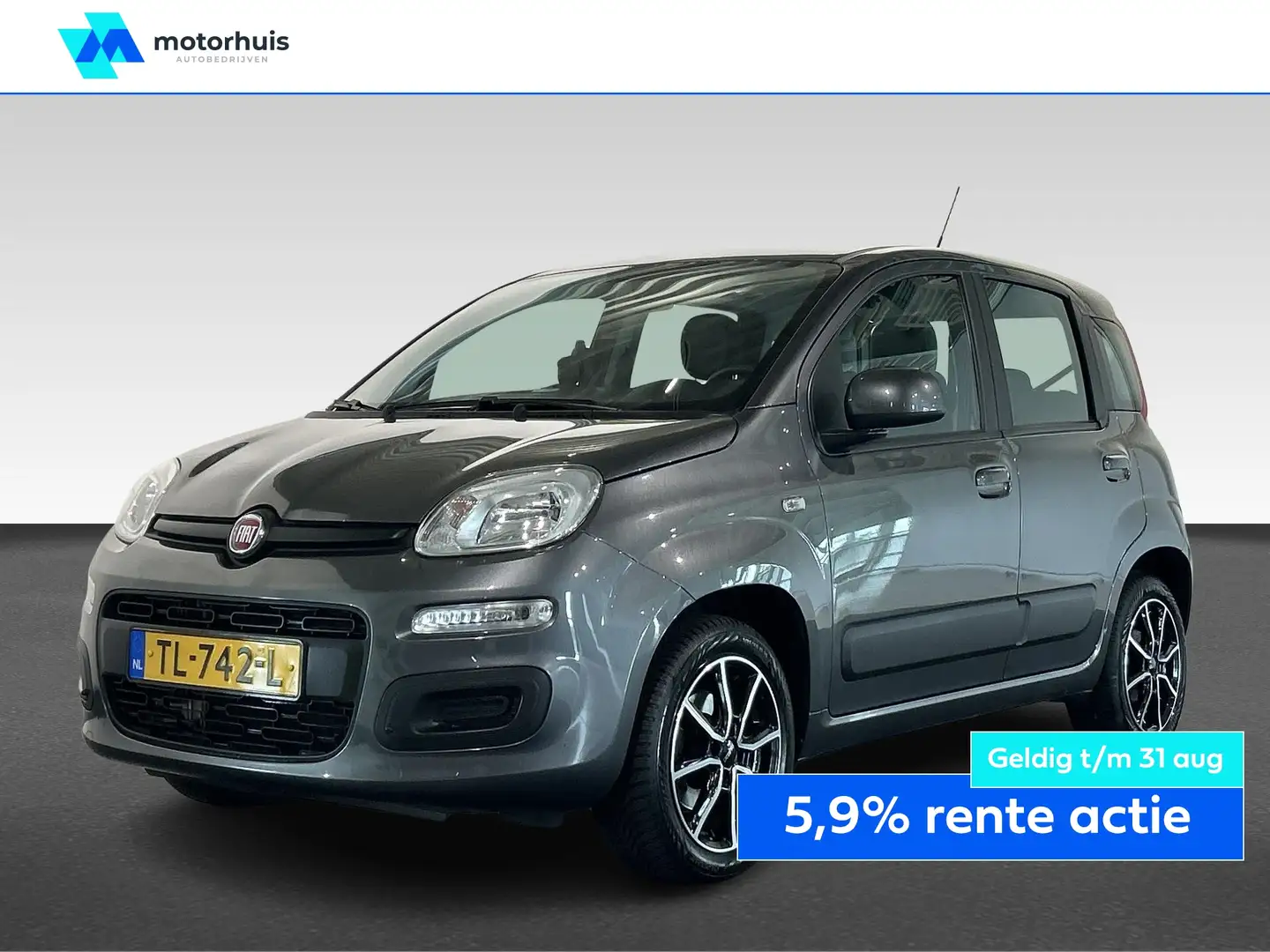 Fiat Panda TwinAir Turbo 80PK Dualogic Automaat Lounge Szürke - 1