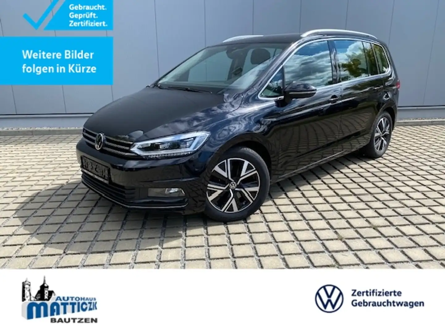 Volkswagen Touran 2.0 TDI DSG Highline AHK/STAND-HZ/17-ZOLL+SFW/LED Schwarz - 1