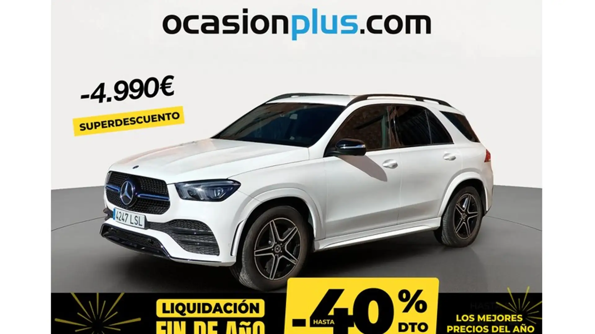 Mercedes-Benz GLE 300 300d 4Matic Aut. Blanc - 1