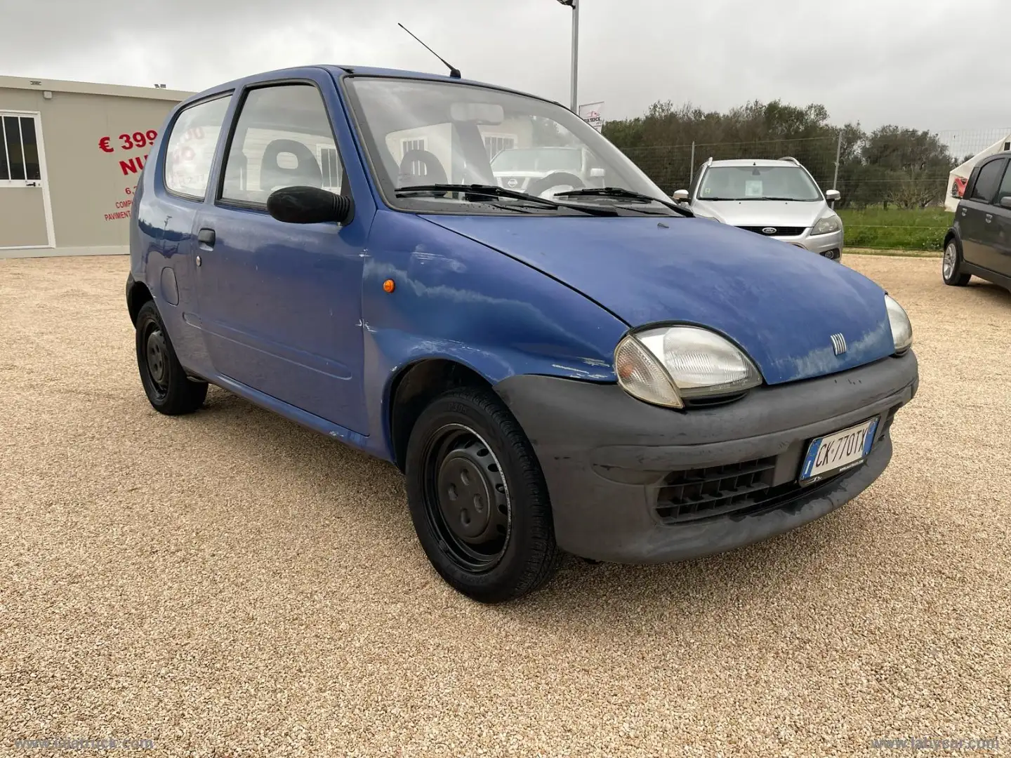 Fiat Seicento 900 CON GANCIO TRAINO Blu/Azzurro - 2