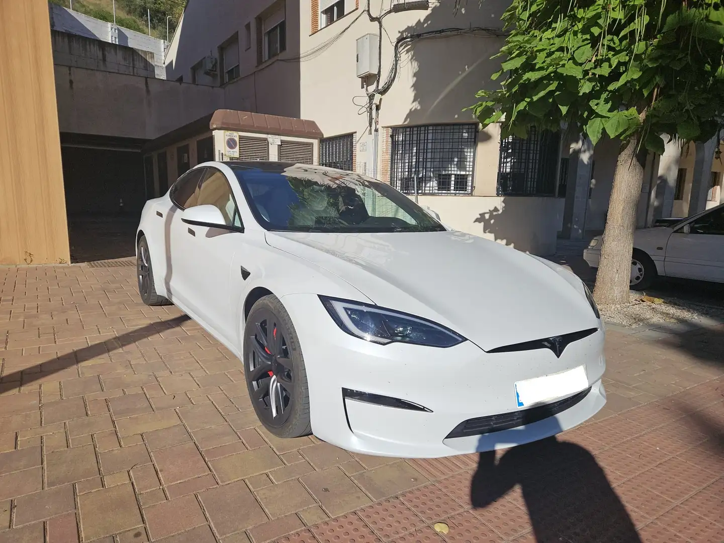Tesla Model S Plaid AWD Weiß - 2