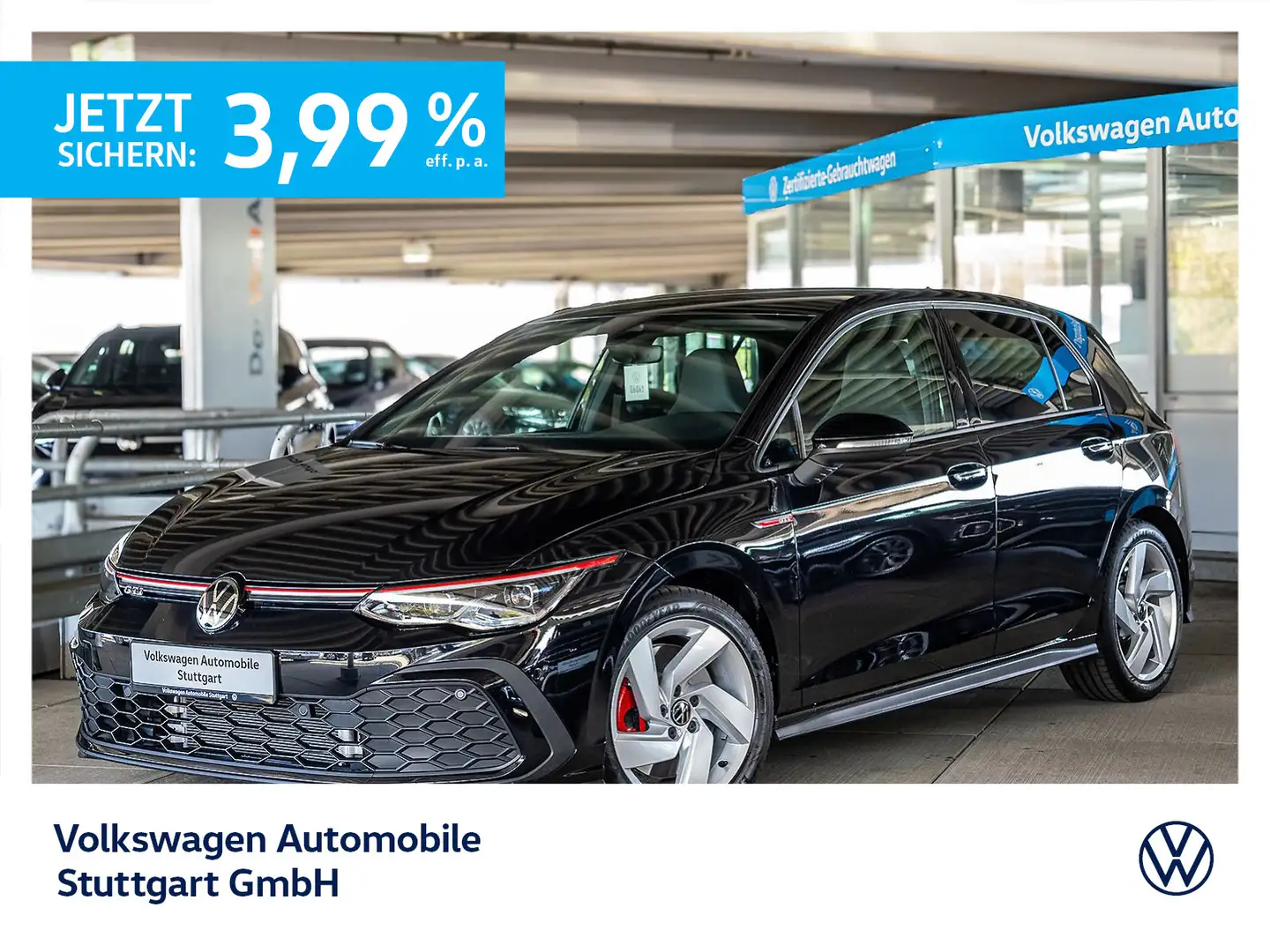 Volkswagen Golf GTI 2.0 TSI DSG Navi LED Kamera SHZ Noir - 1