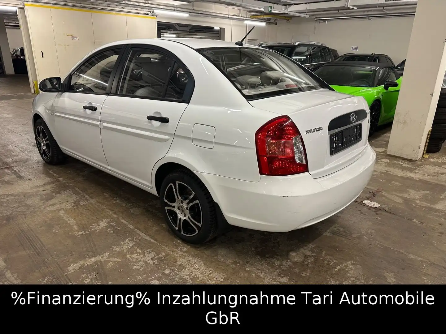 Hyundai ACCENT 1.4 GL 5-türer Klima, Radio-CD, 15" Alu's Blanc - 1