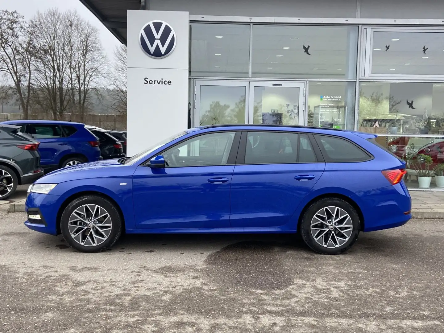 Skoda Octavia Combi 2.0 TDI DSG TOUR STANDHEIZUNG+AHK+ Blau - 2