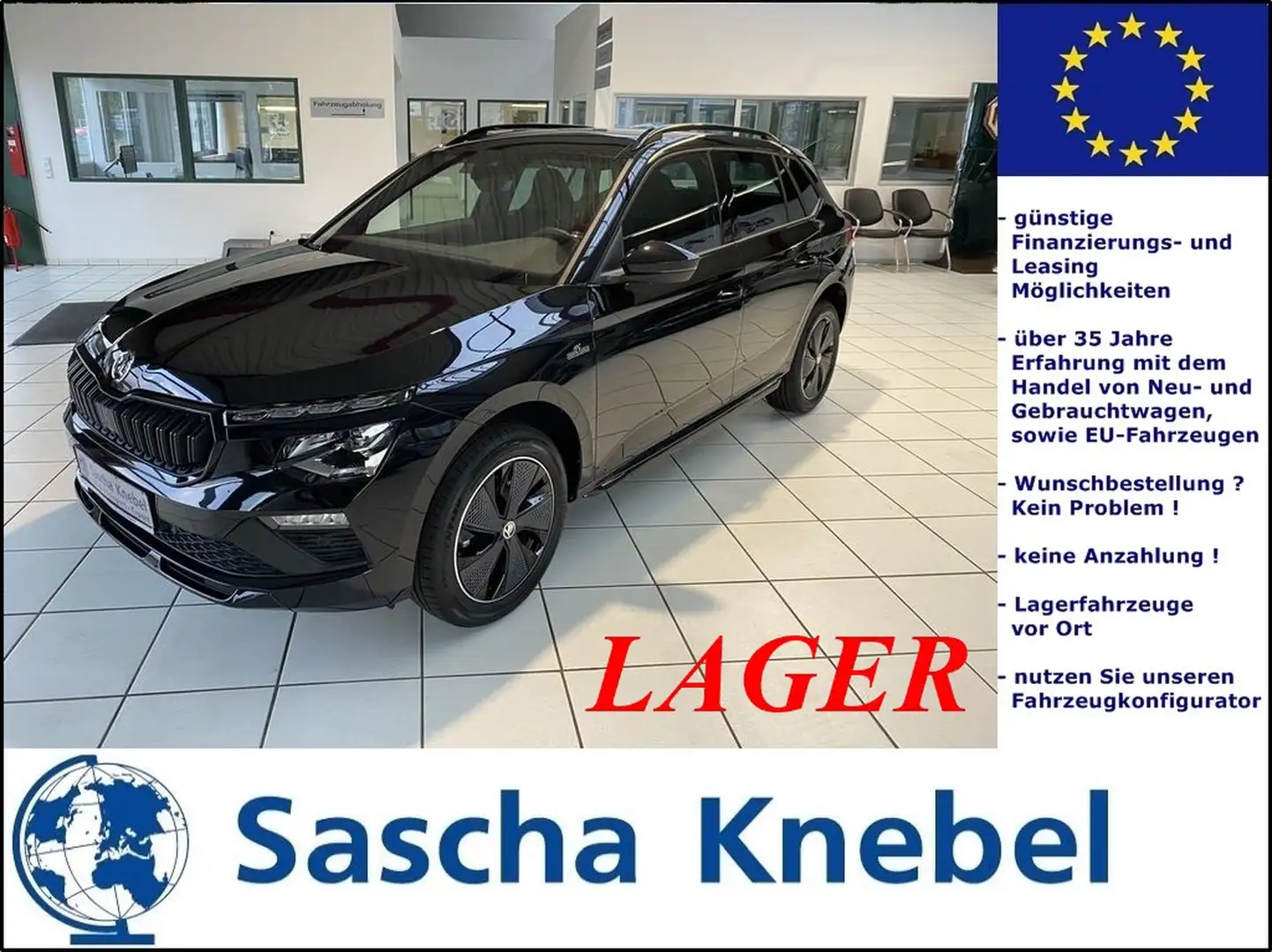 Skoda Kamiq 1.5 TSI ACT DSG Monte Carlo MJ 2026 5J Garantie LA Schwarz - 1