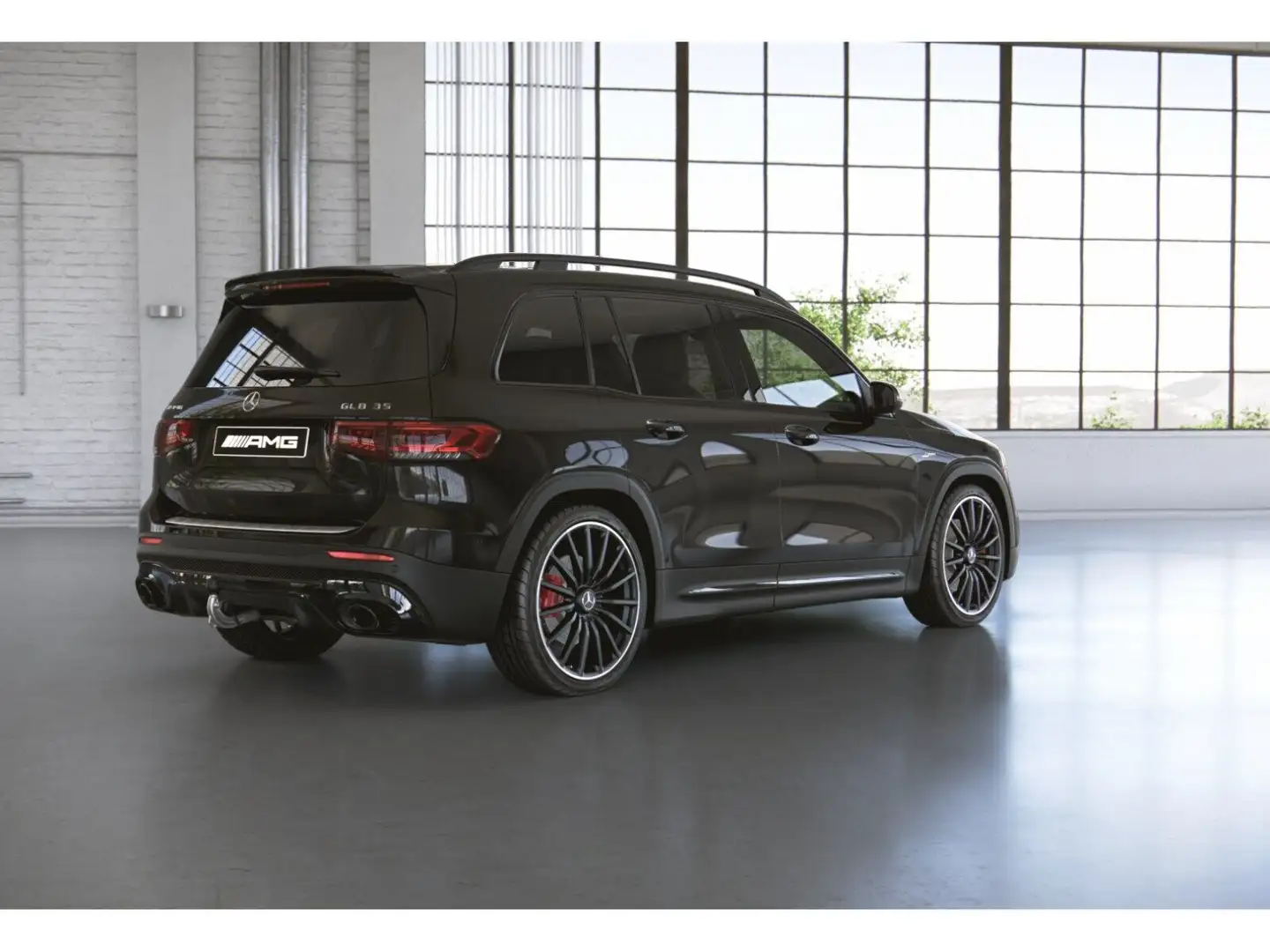 Mercedes-Benz GLB 35 AMG AMG GLB 35 4M AMG+Pano+StHz+AHK+HuD+Memory+MBUX Schwarz - 2