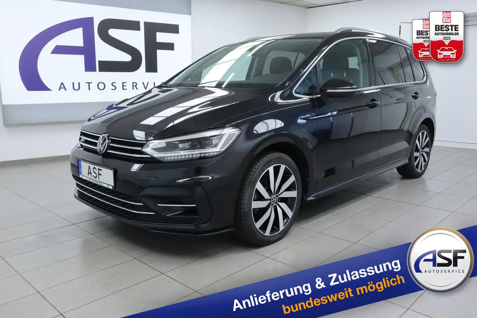 Volkswagen Touran Highline R-Line #7Sitzer #Panorama #AHK  #ACC #... crna - 1