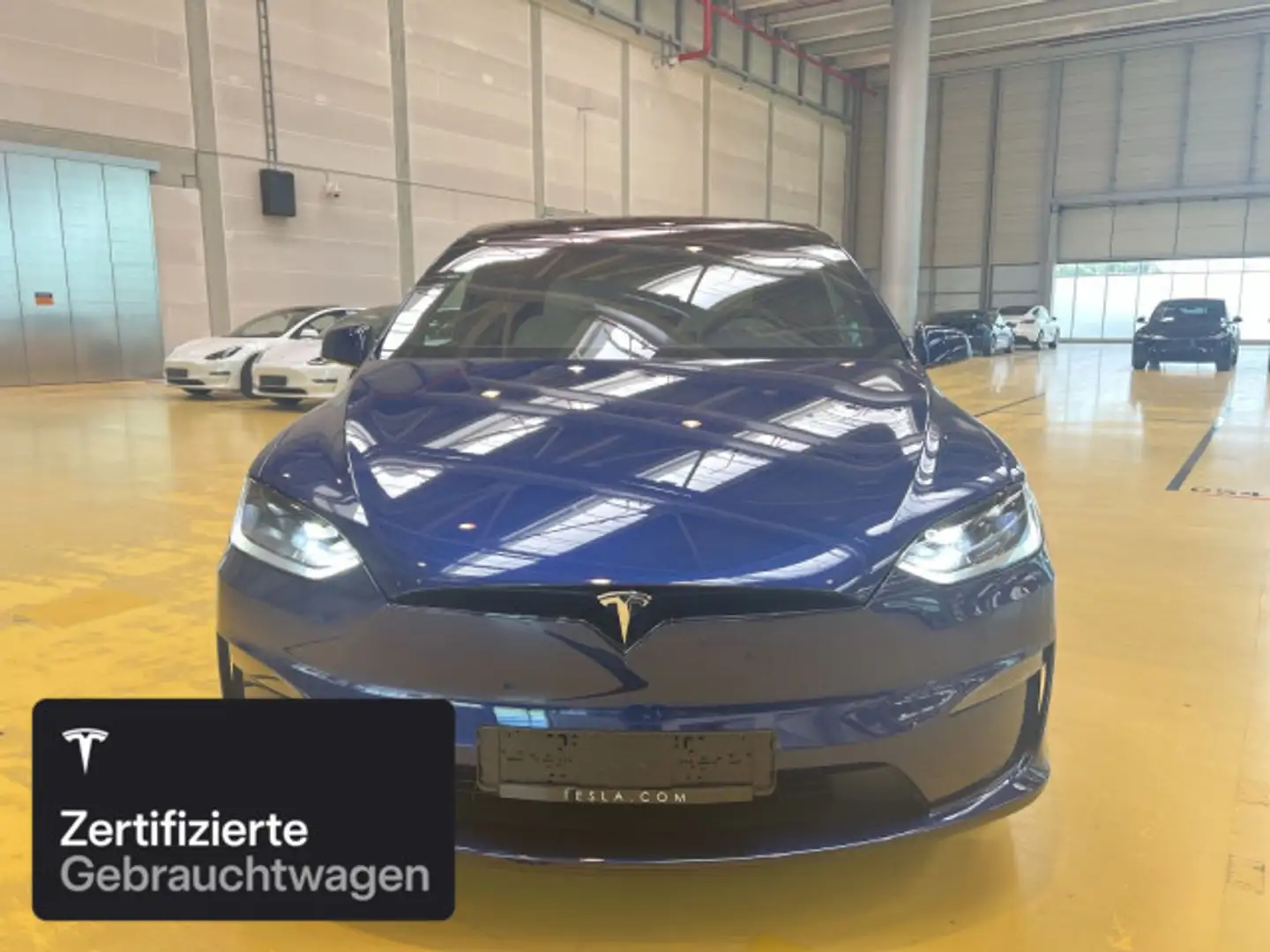 Tesla Model X Long Range AWD Blau - 2