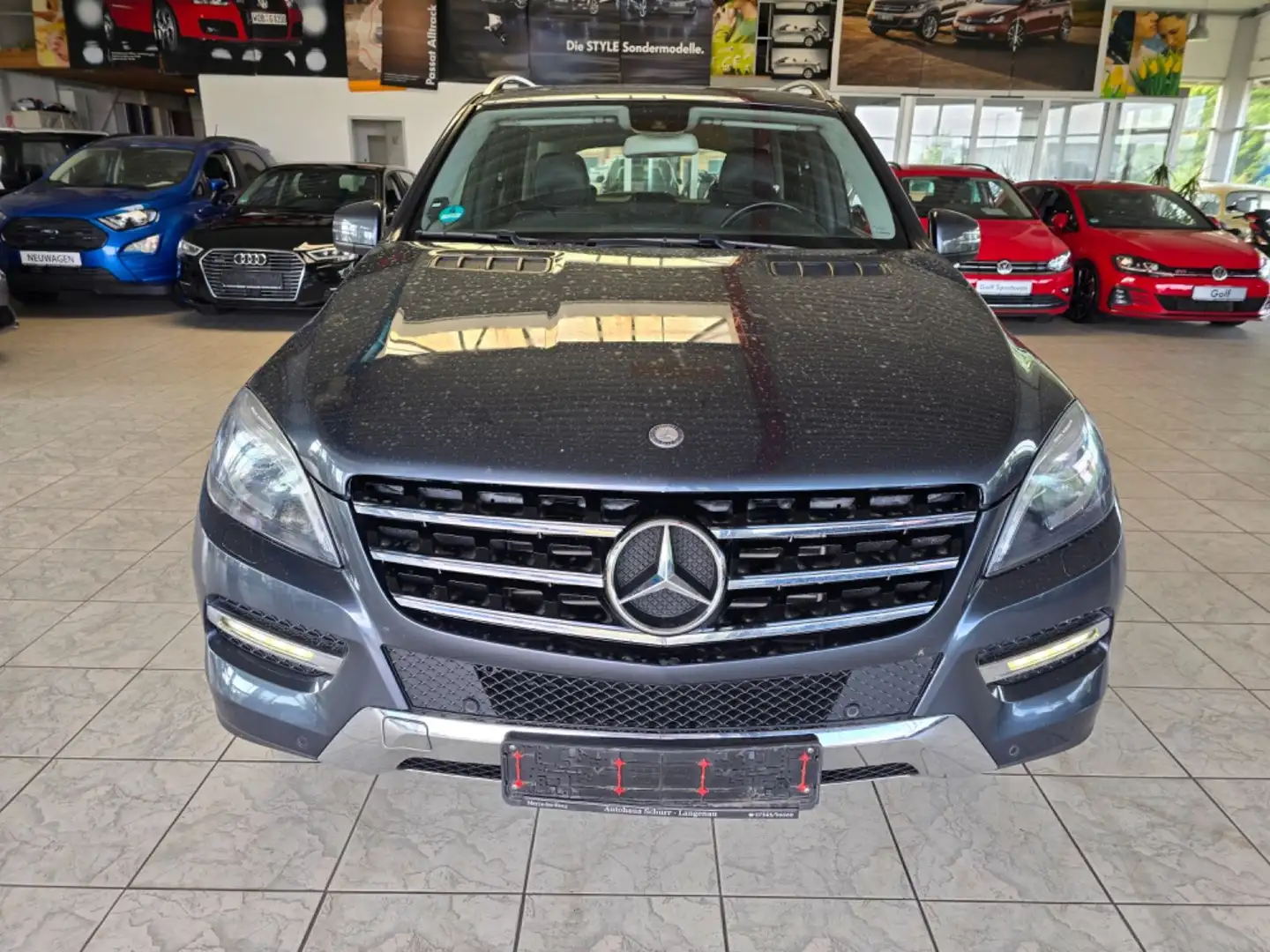Mercedes-Benz ML 250 CDI BlueTec LEDER NAVI SHZ AHK 3.5to.Last Gris - 2