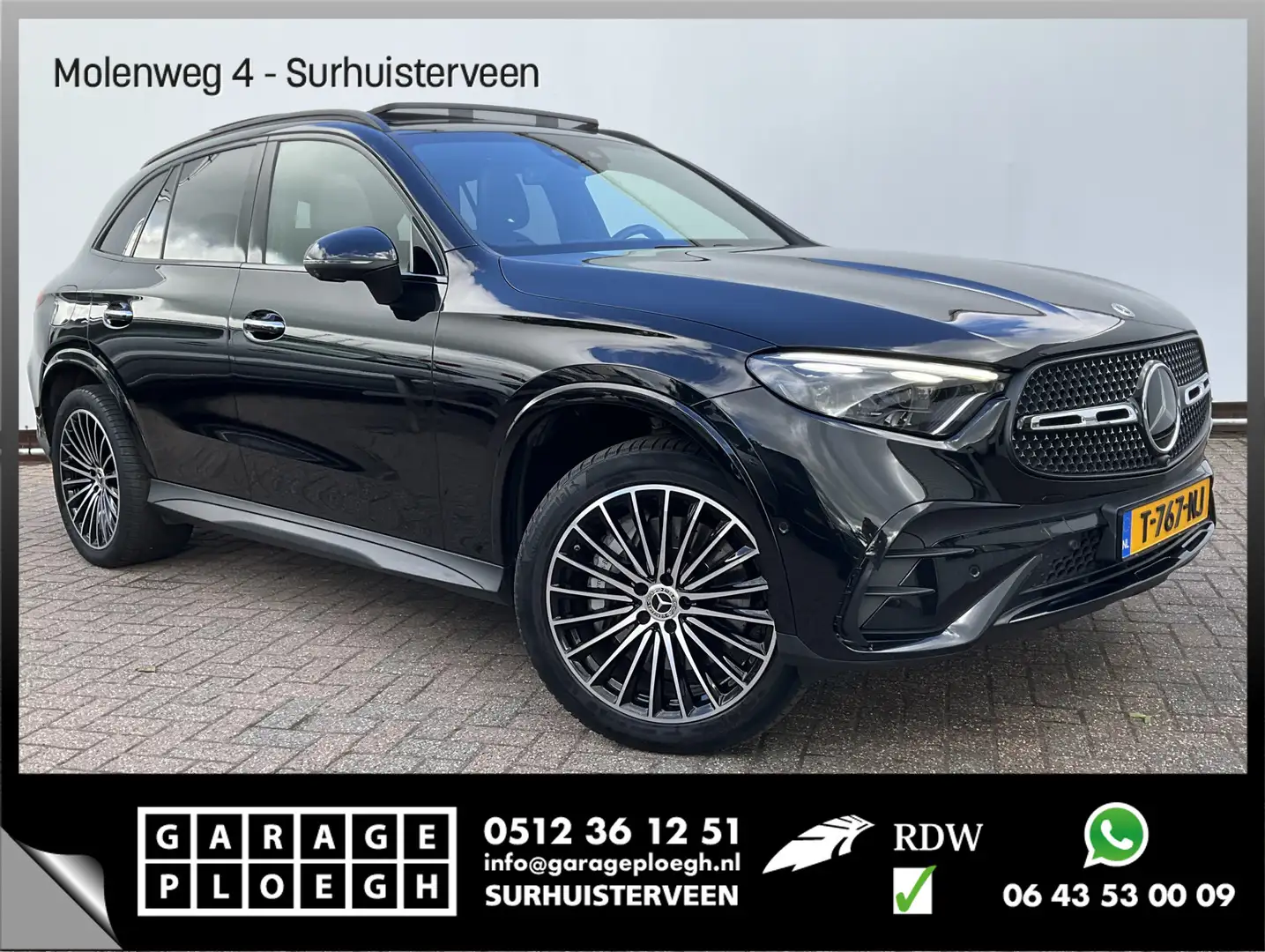 Mercedes-Benz GLC 400 400e 4MATIC AMG Pano Leder Burmester Sfeerverl Ele Zwart - 1