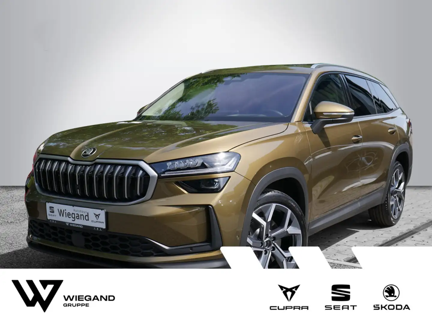 Skoda Kodiaq Selection 2.0 TDI 4x4 AHK PANO LEDER Bronze - 1
