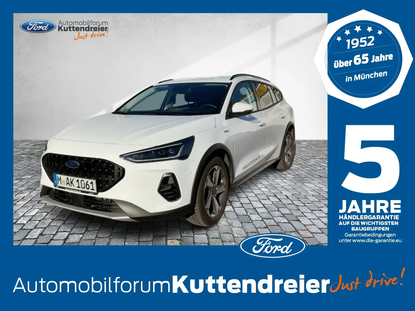 Ford Focus Turnier Active Hybrid LED, Navi, Head Up Weiß - 1