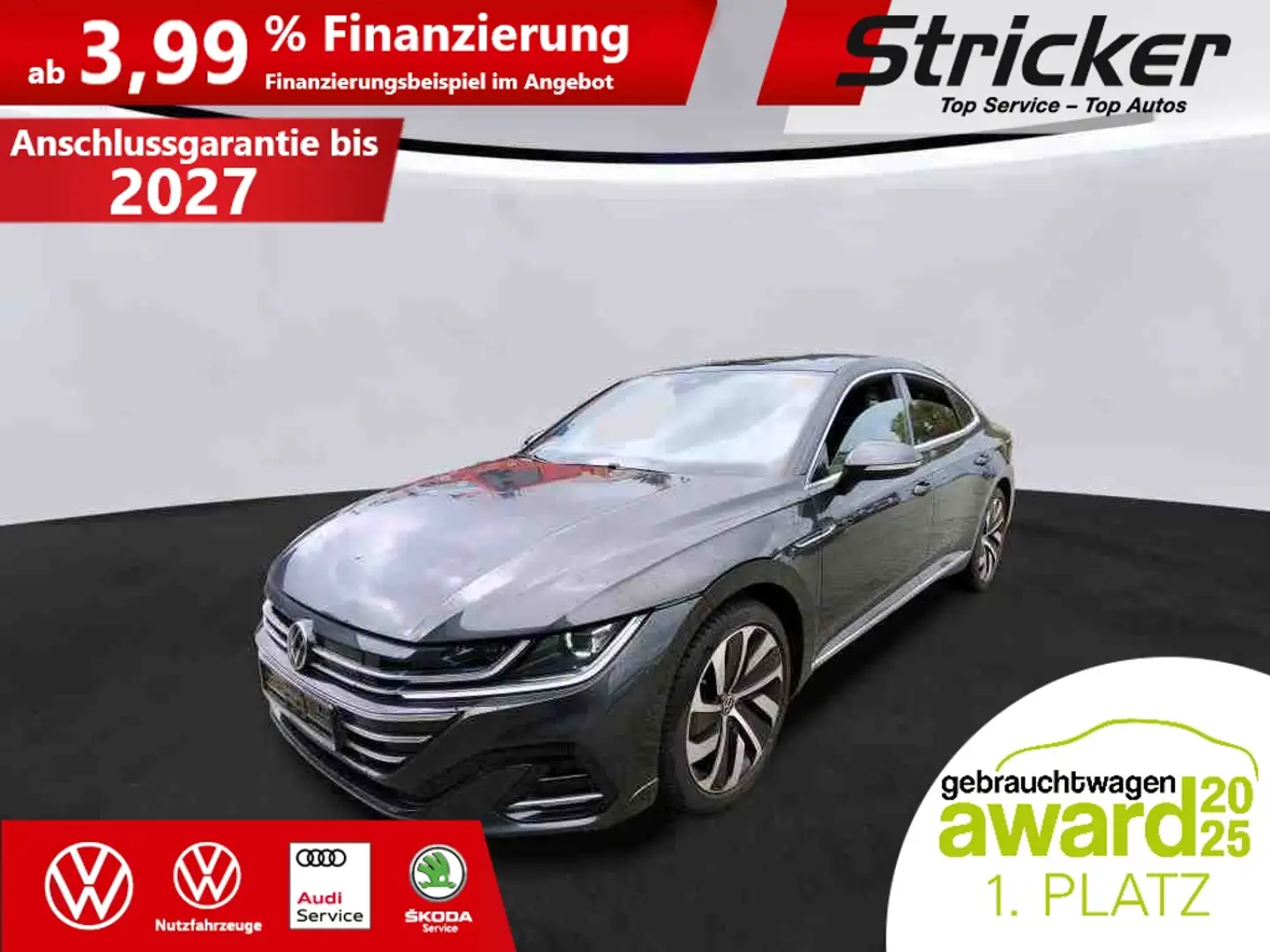 Volkswagen Arteon R-Line 1.4TSI e-hybrid 320,-ohne Anzahlung Pano S Grau - 1
