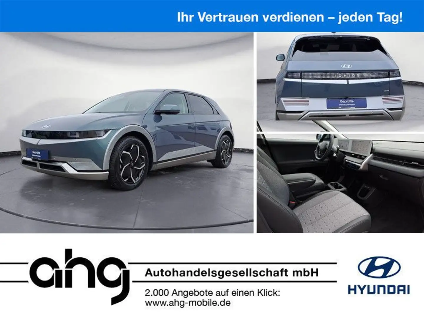 Hyundai IONIQ 5 4WD TECHNIQ AssistPaket ParkPaket Grün - 1