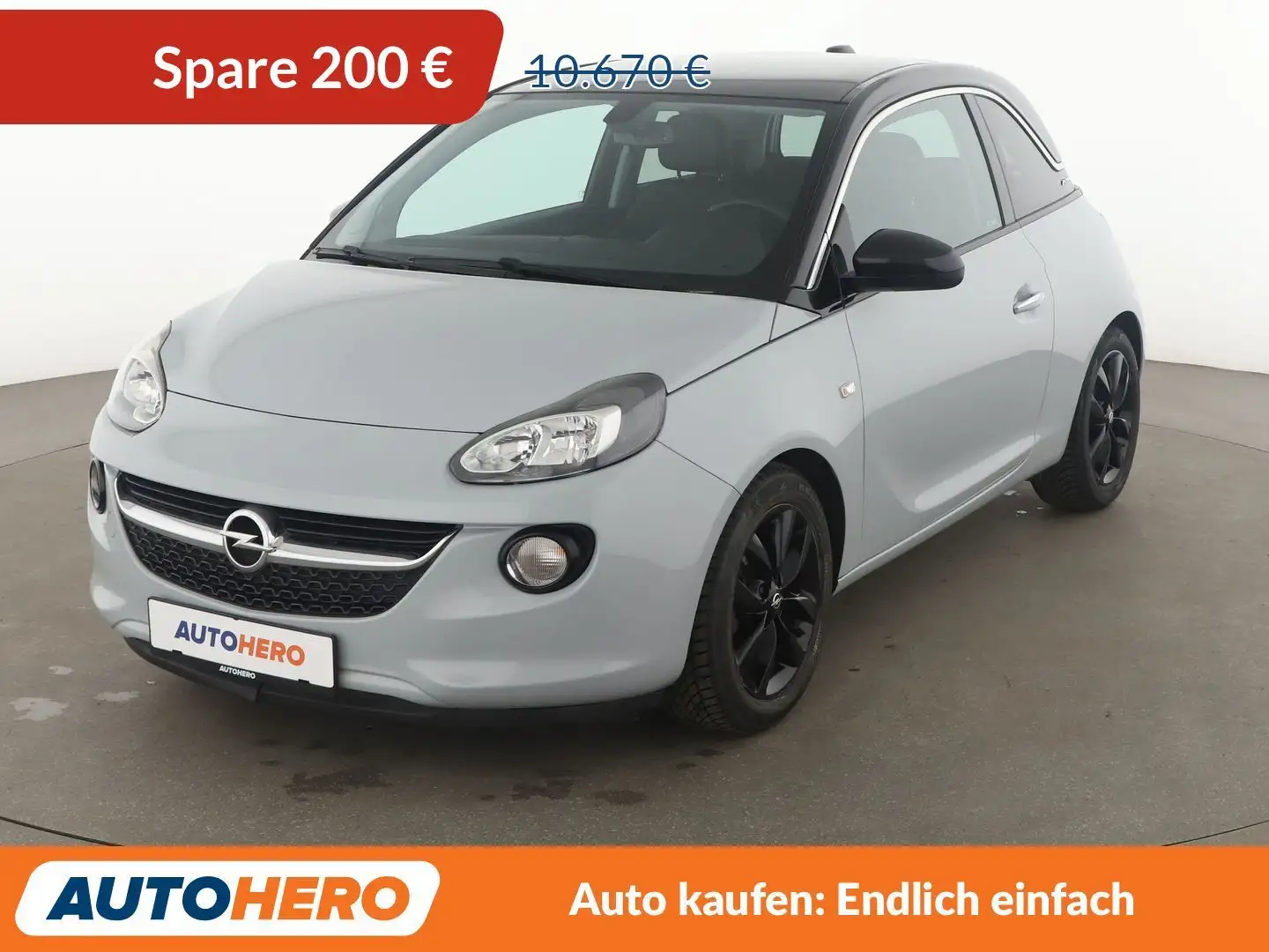 Opel Adam 1.2 Glam ecoFlex*TEMPO*PDC*SHZ*KLIMA*GARANTIE* Grau - 1