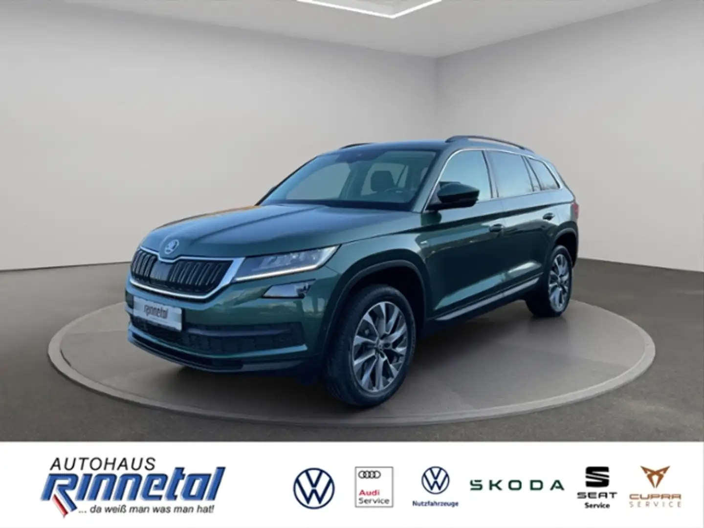 Skoda Kodiaq 2.0 TDI DSG Clever AHK+KAMERA+ACC+LED LICHT+NAVI+ Groen - 1