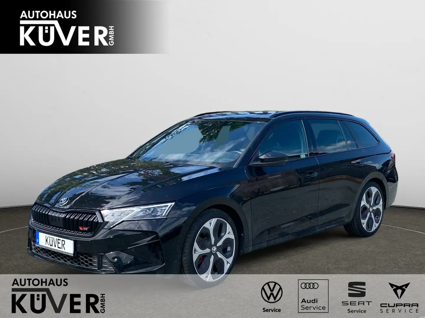 Skoda Octavia Combi RS 2.0 TSI DSG Navi+Pano+Matrix Schwarz - 1