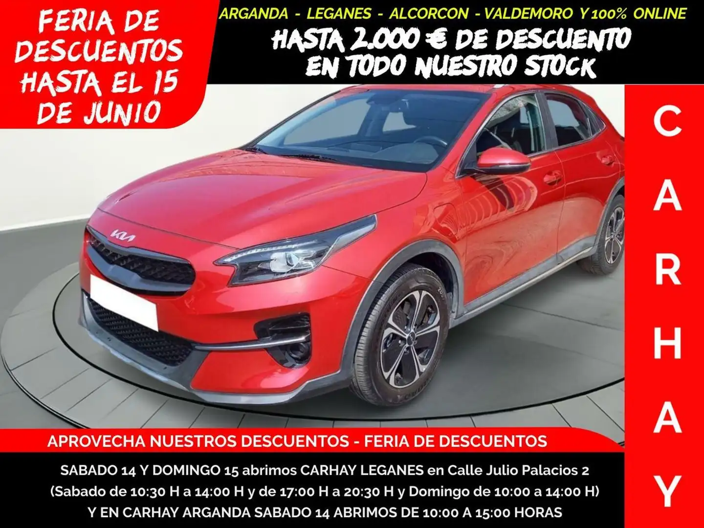 Kia XCeed 1.6 PHEV EDRIVE Rojo - 1