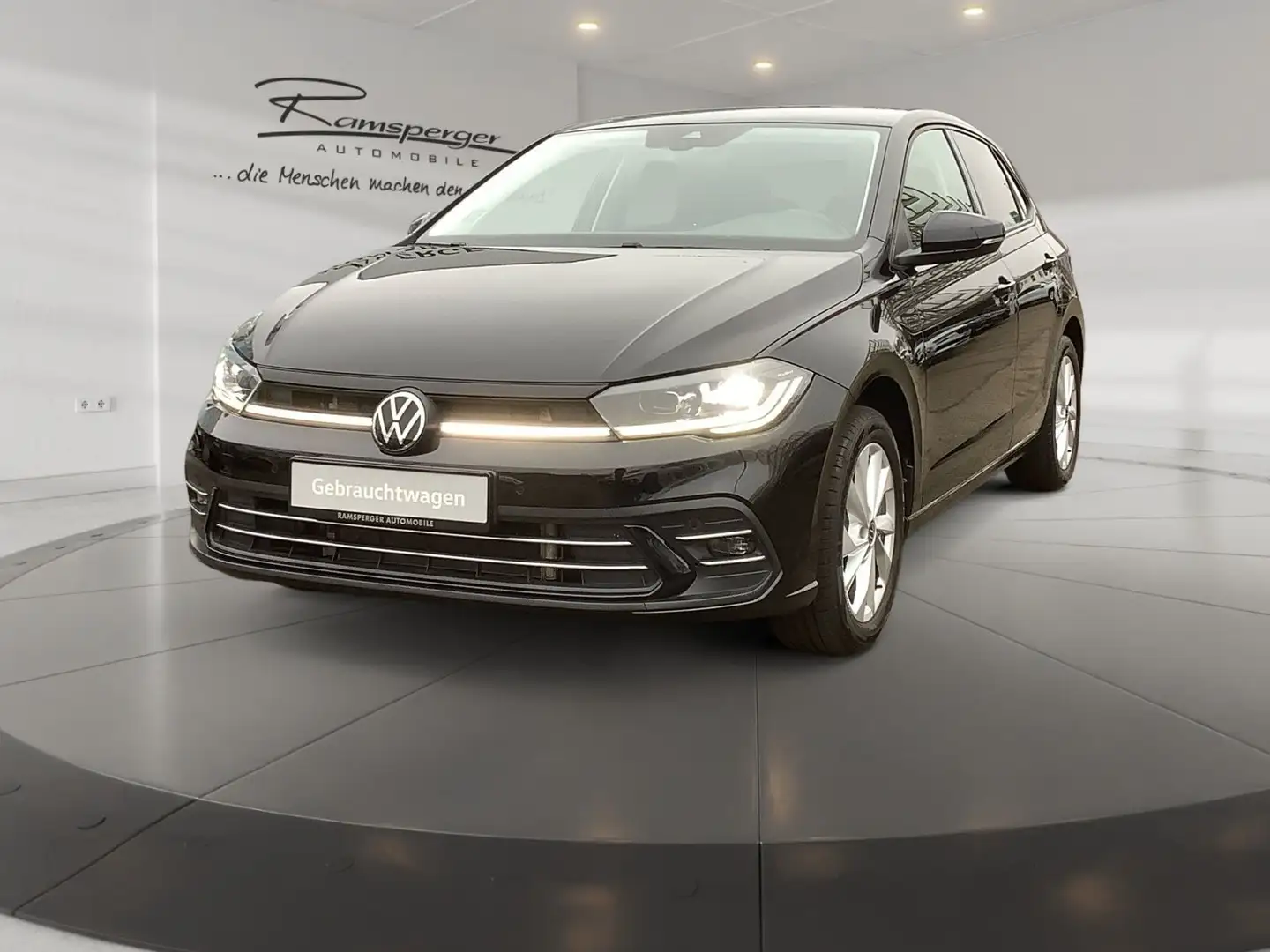 Volkswagen Polo 1.0 TSI DSG Style ACC Matrix APP SHZ PDC Schwarz - 2