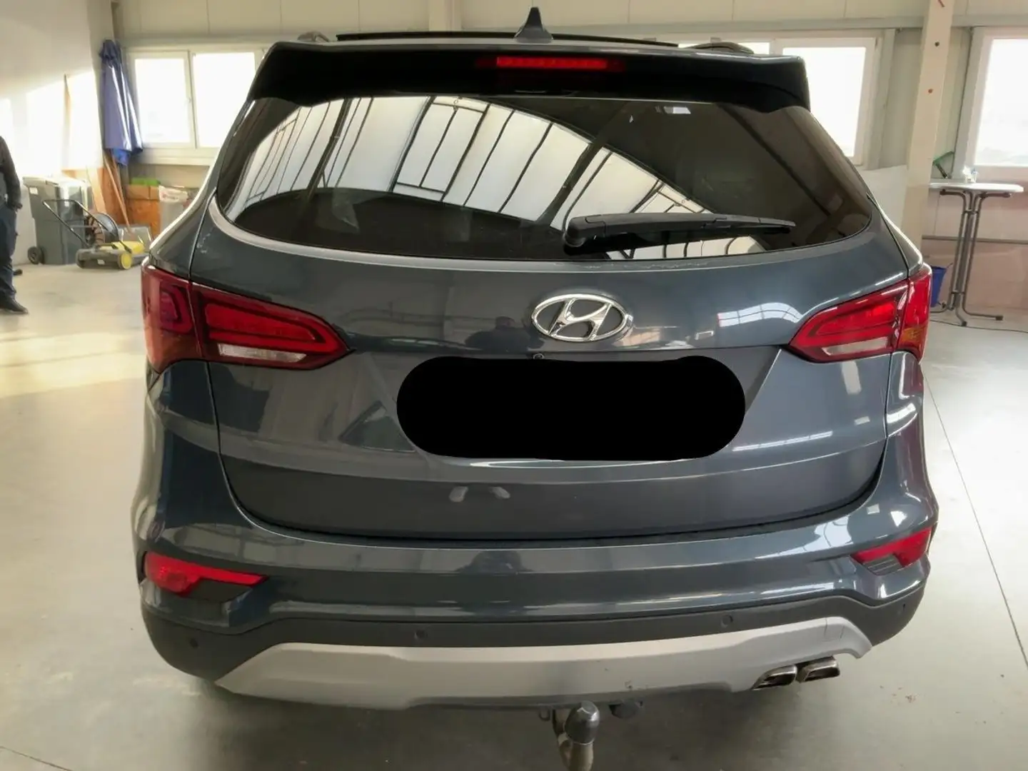 Hyundai SANTA FE blue Premium 4WD|AHK|PANO|ACC|Kamera Grau - 2